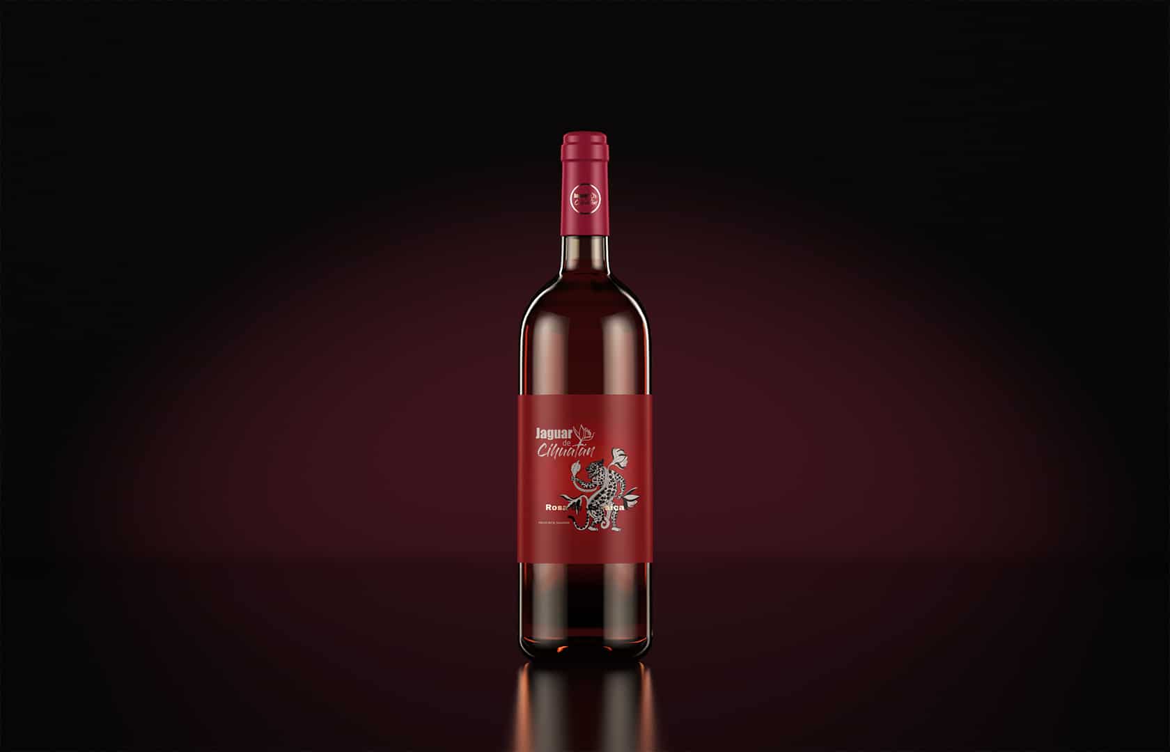 Viñeta botella de vino - Amejoartes - Jorge A. Merino