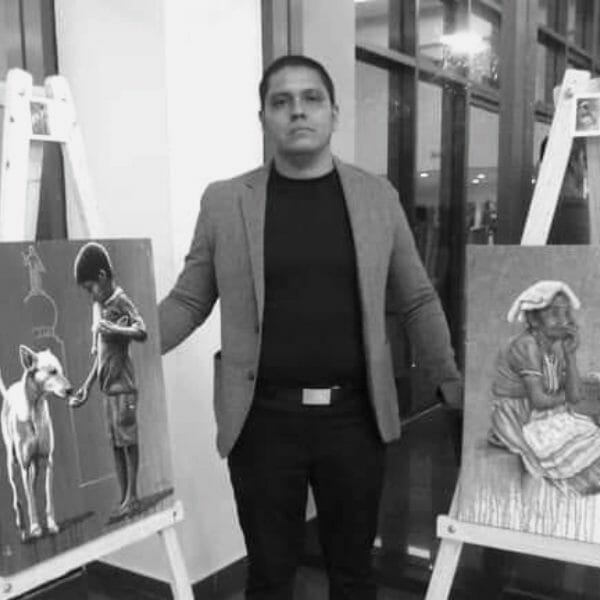 8 - SAÚL GUEVARA - EXPO VENTA EXPOSICIÓN COLECTIVA DE ARTISTAS SALVADOREÑOS - Hotel y Café La Fonda - Suchitoto El Salvador - DIC 2022