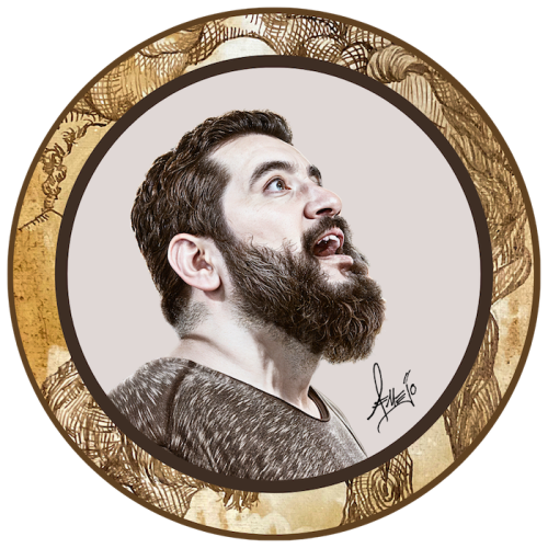 Serie cafeína - Jorge A. Merino - El Salvador - Dibujante - Diseñador gráfico y web - Artista